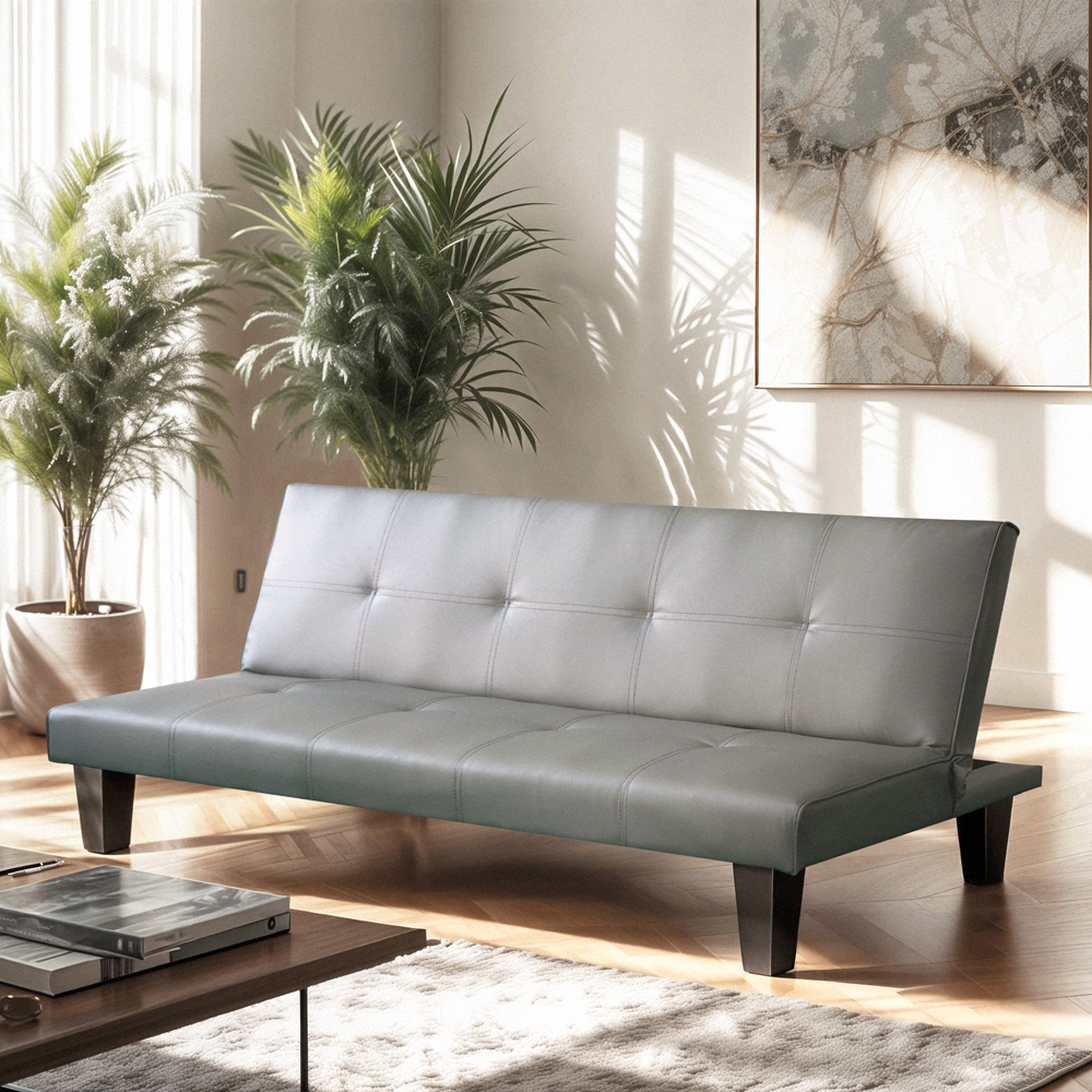 Divano letto 2 posti apertura clic clac design moderno similpelle Neluba Lux Promozione Divano letto 2 posti apertura clic clac design moderno similpelle Neluba Lux Promozione
