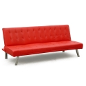 3-Sitzer Kunstleder Schlafsofa für zu Hause und öffentliche Orte bereit für das Bett Zaffiro 