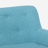 Divano 2 posti in tessuto design moderno stile scandinavo Irvine Modello