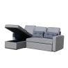 3-Sitzer-Eckschlafsofa für Wohnzimmer und Lounges Smeraldo Lagerbestand