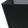 Baignoire autoportante noire design cannelée 170x75cm Arkoi Dark Remises