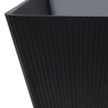 Vasca da bagno nera design freestanding 170x75cm scanalata Arkoi Dark Saldi