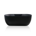 Vasca da bagno nera opaco freestanding ovale 170x75cm Heraklia Dark Offerta