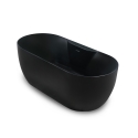 Vasca da bagno nera opaco freestanding ovale 170x75cm Heraklia Dark Vendita