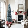 Albero di Natale artificiale slim 180cm verde innevato Mikkeli Vendita