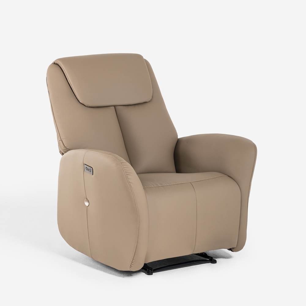Poltrona relax elettrica reclinabile design moderno con USB Jennifer Promozione Poltrona relax elettrica reclinabile design moderno con USB Jennifer Promozione