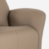 Poltrona relax elettrica reclinabile design moderno con USB Jennifer Sconti