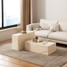 Couchtisch mit Marmor-Effekt im modernen Design 90x50x28cm Mahner Rabatte