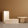Couchtisch mit Marmor-Effekt im modernen Design 90x50x28cm Mahner Katalog