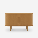 Credenza vintage con 2 ante scorrevoli in legno 120cm per soggiorno Ambis Catalogo
