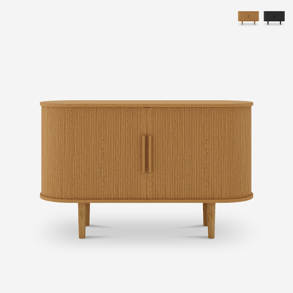 Credenza vintage con 2 ante scorrevoli in legno 120cm per soggiorno Ambis Promozione Credenza vintage con 2 ante scorrevoli in legno 120cm per soggiorno Ambis Promozione