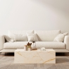 Couchtisch mit Marmor-Effekt im modernen Design 90x50x28cm Mahner Verkauf