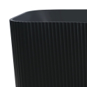 Vasca da bagno freestanding nero opaco rettangolare 170x75cm Lemno Dark Sconti
