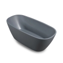Vasca da bagno moderna freestanding 170x78cm ovale grigio opaco Idra Moon Vendita