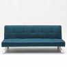 Canapé Convertible 2 places Clic Clac en tissu design moderne Gemma 
