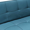 Canapé Convertible 2 places Clic Clac en tissu design moderne Gemma 