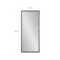 Specchio verticale dorato 180x80cm da parete con appoggio a terra Rektor Catalogo