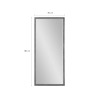 Specchio verticale dorato 180x80cm da parete con appoggio a terra Rektor Catalogo