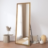 Specchio verticale dorato 180x80cm da parete con appoggio a terra Rektor Offerta