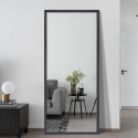 Specchio da terra parete design moderno 180x80cm grigio Heima Offerta