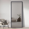 Specchio da terra parete design moderno 180x80cm grigio Heima Saldi