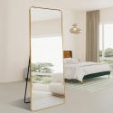 Specchio da terra parete dorato 180 cm verticale di design Arsen-G Offerta