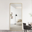 Specchio da terra parete dorato 180 cm verticale di design Arsen-G Saldi