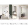 Specchio da terra parete dorato 180 cm verticale di design Arsen-G Sconti