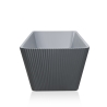 Vasca da bagno freestanding  rettangolare 170x75cm grigio opaco Arkoi Moon Saldi