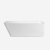 Vasca da Bagno Design Freestanding ad Isola Rettangolare Milo Sconti
