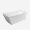 Vasca da Bagno Design Freestanding ad Isola Rettangolare Milo Offerta