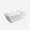 Vasca da Bagno Design Freestanding ad Isola Rettangolare Milo Scelta