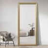 Specchio verticale 180x80cm da parete appoggio a terra effetto legno Kommi Offerta