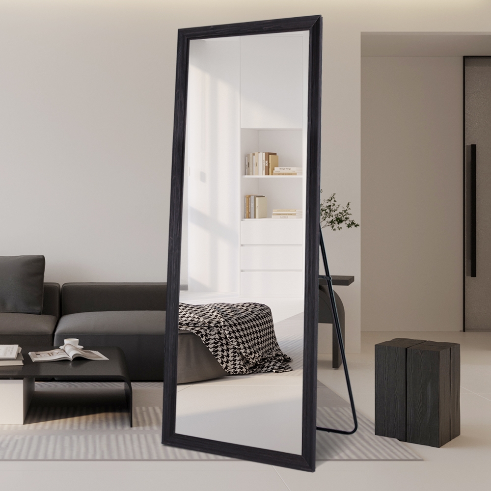 Specchio con cornice nera 180x80cm da parete appoggio a terra Aprikosa Promozione Specchio con cornice nera 180x80cm da parete appoggio a terra Aprikosa Promozione