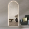 Specchio da parete moderno retroilluminato 170x65cm luce LED Stjarna Offerta