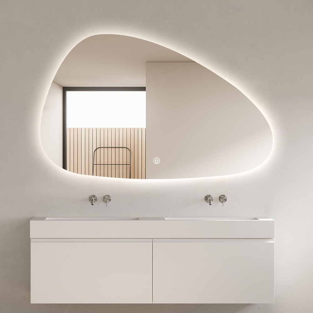 Specchio bagno antiappannamento design moderno retroilluminato Humar Promozione Specchio bagno antiappannamento design moderno retroilluminato Humar Promozione