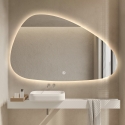 Specchio bagno antiappannamento design moderno retroilluminato Humar Offerta