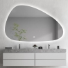 Specchio bagno antiappannamento design moderno retroilluminato Humar Saldi