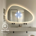 Specchio bagno antiappannamento design moderno retroilluminato Humar Sconti