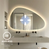 Specchio bagno antiappannamento design moderno retroilluminato Humar Sconti