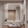 Specchio da bagno retroilluminato 60x80cm con antiappannamento Vindur L Offerta