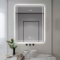 Specchio bagno con antiappannamento retroilluminato 70x90cm Vindur XL Promozione