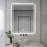 Specchio bagno con antiappannamento retroilluminato 70x90cm Vindur XL Promozione
