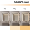 Specchio da bagno retroilluminato 60x80cm con antiappannamento Vindur L Catalogo