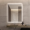 Specchio bagno con antiappannamento retroilluminato 70x90cm Vindur XL Offerta