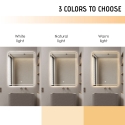 Specchio bagno con antiappannamento retroilluminato 70x90cm Vindur XL Catalogo