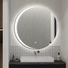 Specchio per bagno rotondo 70cm antiappannamento retroilluminato Skeri XL Sconti