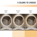 Specchio per bagno rotondo 70cm antiappannamento retroilluminato Skeri XL Catalogo