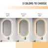 Specchio bagno design ovale retroilluminato con antiappannamento Refur XL Catalogo