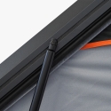 Tenda da tetto auto 2 posti rigida universale 140x225cm Honduras Modello